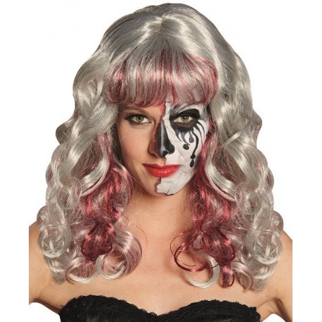 Perruque Bloody Valentina femme Halloween luxe