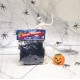 Toile d'araignée noire et 4 araignées Halloween 60 g