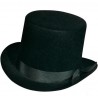 Chapeau haut de forme noir adulte