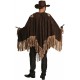 Déguisement poncho cowboy adulte luxe