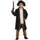 Déguisement manteau pirate brun garçon