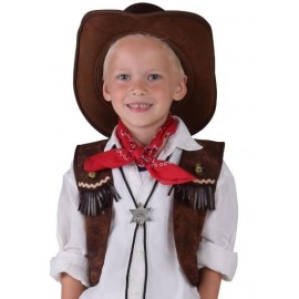 Déguisement cowboy gilet garçon luxe