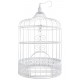 Cage à oiseaux Tirelire blanche 31 cm