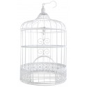 Cage à Oiseaux Tirelire Blanche 31 cm