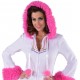 Déguisement esquimau blanc et pink femme luxe