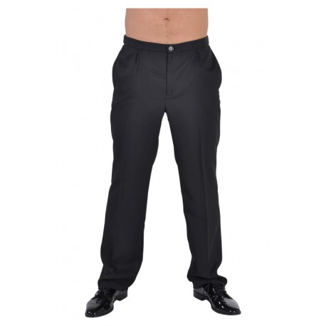 Déguisement pantalon de costume noir homme luxe