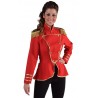 Déguisement veste harmonie rouge femme luxe