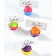 Marque place cupcake orange cupcake vert 4 cm les 2