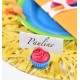 Marque place cupcake fuchsia cupcake prune 4 cm les 2