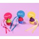 Marque place cupcake fuchsia cupcake prune 4 cm les 2