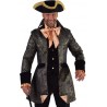 Déguisement marquis veste de brocart noir homme luxe