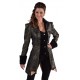 Déguisement marquise veste brocart noir femme luxe