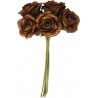 Roses Pailletées sur tige les 5