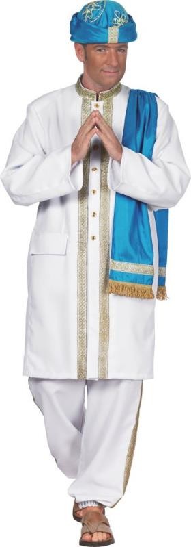 Déguisement bollywood hindou homme maharadja luxe
