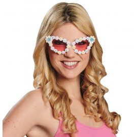 Lunettes Flower hippie femme