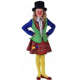 Déguisement clown Pipo fille luxe