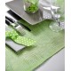 Chemin de table toile de jute vert 5 M