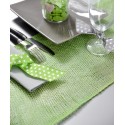 Chemin de table toile de jute vert 5 M