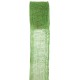 Ruban toile de jute vert 7 cm x 5 M