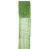Ruban toile de jute vert 7 cm x 5 M