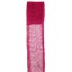 Ruban toile de jute fuchsia 7 cm x 5 M