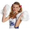 Pompon pompom girl blanc