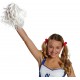 Pompon pompom girl blanc