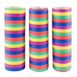 3 rouleaux serpentins couleur de 18 serpentins