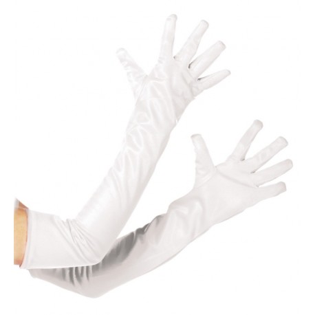 Gants longs blancs adulte