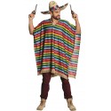 Déguisement mexicain poncho homme