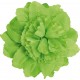 Pince à cheveux fleur vert anis (double fleurs) 20 cm