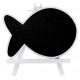 Marque table ardoise poisson blanc