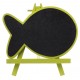 Marque table ardoise poisson vert anis