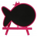 Marque table ardoise poisson fuchsia