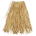 Déguisement Jupe hawaïenne longue raphia naturel adulte