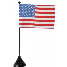 Drapeau de table USA 25 cm