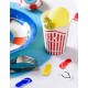 Confettis de table tong 4 cm les 50