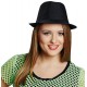 Chapeau Fedora noir femme