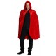 Déguisement Cape velours rouge adulte