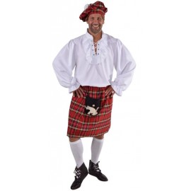 Déguisement kilt écossais homme luxe