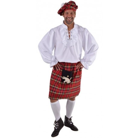 Déguisement kilt écossais homme luxe