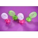 Mini ballons de baudruche vert 8 cm les 25