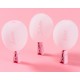 Mini ballons de baudruche rose 8 cm les 25