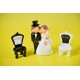 Figurine couple de mariés Mr & Mrs 10 cm
