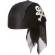 Chapeau bandana pirate noir adulte et enfant