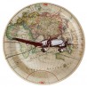 Assiettes carton Voyage 22.5 cm les 10