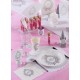 Assiette carton Just Married 22.5 cm les 10