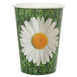 Gobelets marguerite carton les 10