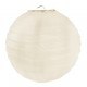 Lanterne boule chinoise papier ivoire 30 cm les 2