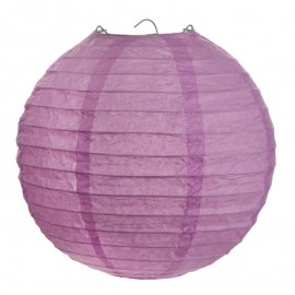 Lanternes boule chinoise papier parme 30 cm les 2